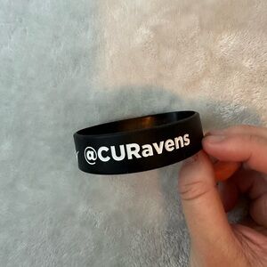 Carleton University black and white bracelet (CU Ravens, CU Bird Gang)